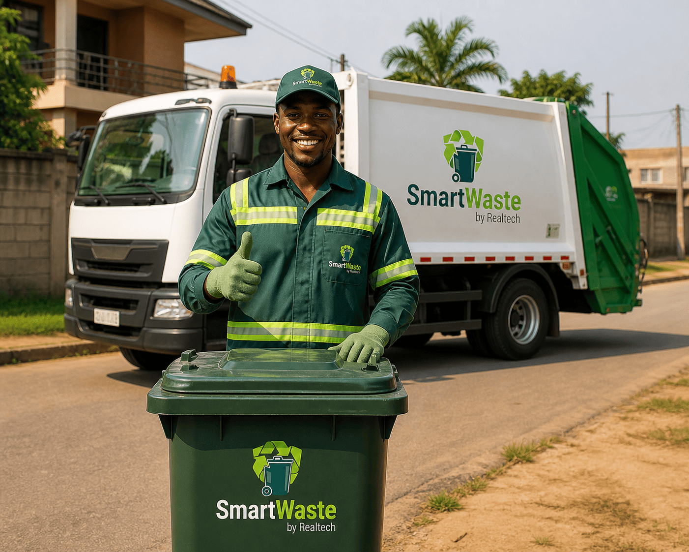 Organized waste disposal in Limbe